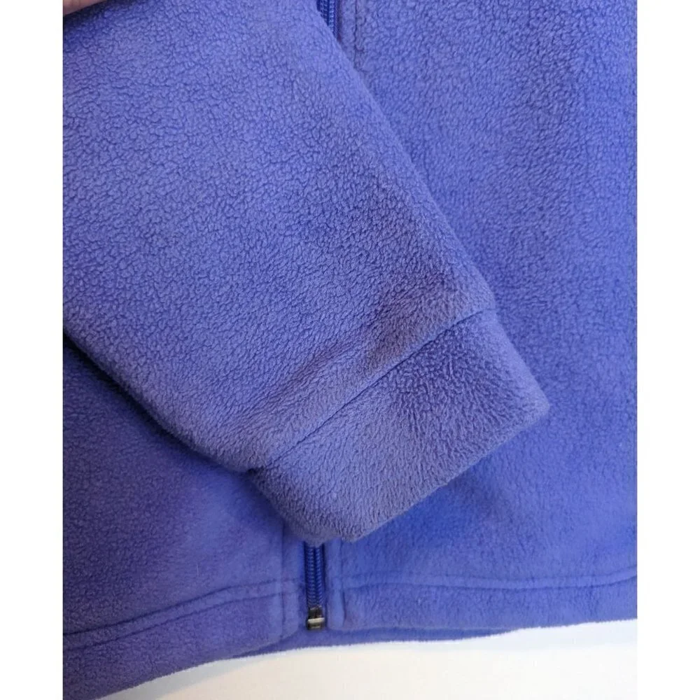 Columbia Fleece Benton Springs Full Zip GRAPE GUM Girls Jacket Large 14-16
